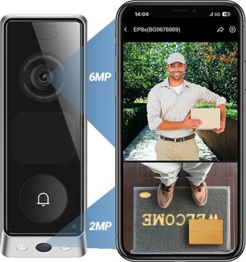 Wideodzwonek Ezviz EP8 Ultra 6MP+2MP Wi-Fi EZVIZ