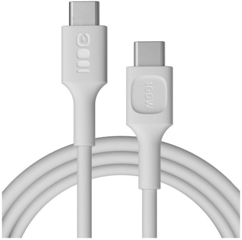 KABEL USB-C / USB-C Greencell PowerFlex 200cm PD 100W biały silikonowy GREEN CELL