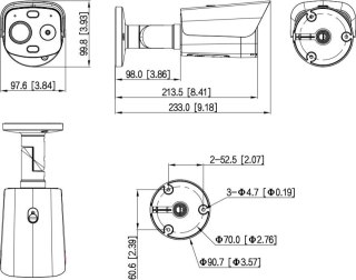 Kamera IP Dahua TPC-BF1241-LB3F4-DW-S8-V1 DAHUA