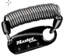 Karabińczyk z kablem Master Lock 1551EURDBLK MASTER LOCK