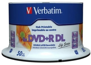 Płyty DVD+R DL Verbatim Inkjet Printable (50szt) VERBATIM