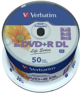 Płyty DVD+R DL Verbatim Inkjet Printable (50szt) VERBATIM