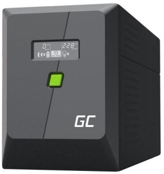 UPS ZASILACZ AWARYJNY Greencell PowerProof 2000VA 1400W LCD CZYSTA SINUSOIDA GREEN CELL