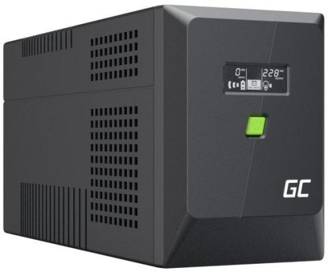 UPS ZASILACZ AWARYJNY Greencell PowerProof 2000VA 1400W LCD CZYSTA SINUSOIDA GREEN CELL