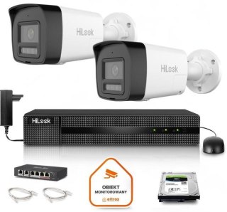 Zestaw monitoringu Hilook 2x IPC-B140HA-LU z dyskiem 2TB HILOOK