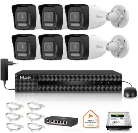Zestaw monitoringu Hilook 4x IPC-B140HA-LU z dyskiem 2TB HILOOK