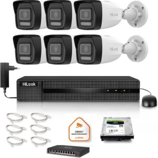 Zestaw monitoringu Hilook 6x IPC-B140HA-LU z dyskiem 2TB HILOOK