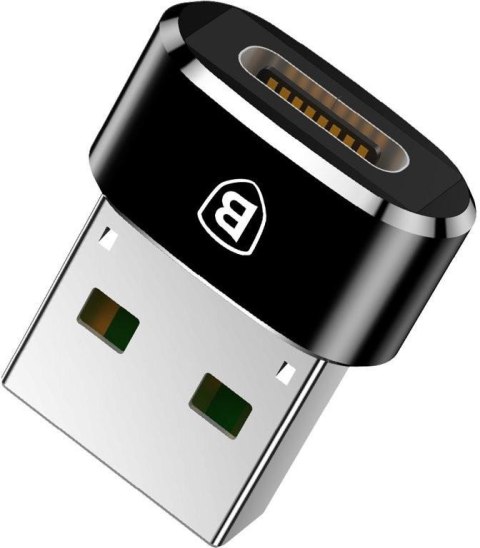 Adapter przejściówka OTG USB-C / USB-A Baseus Mini CAAOTG-01 czarna BASEUS