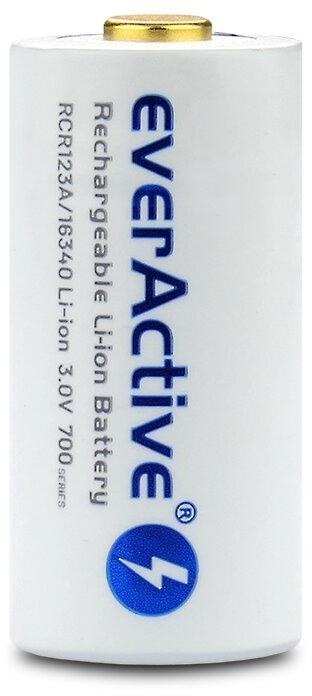Akumulatorek 16340 / R-CR123 3V everActive 700mAh (1 szt.) z zabezpieczeniem EVERACTIVE
