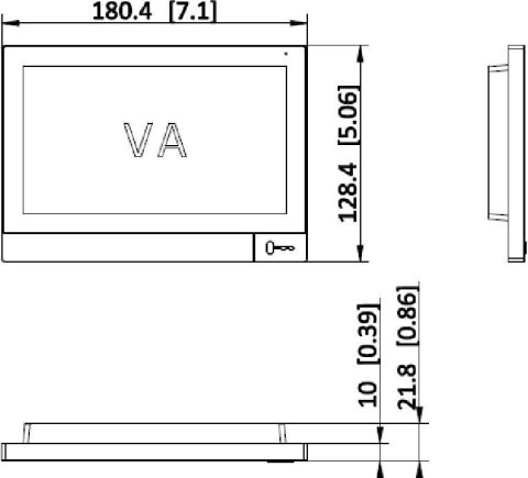 Monitor wideodomofonu Hikvision DS-KH8381-TE1 HIKVISION