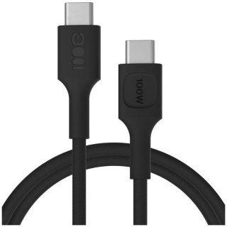 KABEL USB-C / USB-C Greencell PowerStream 120cm PD 100W czarny w oplocie GREEN CELL