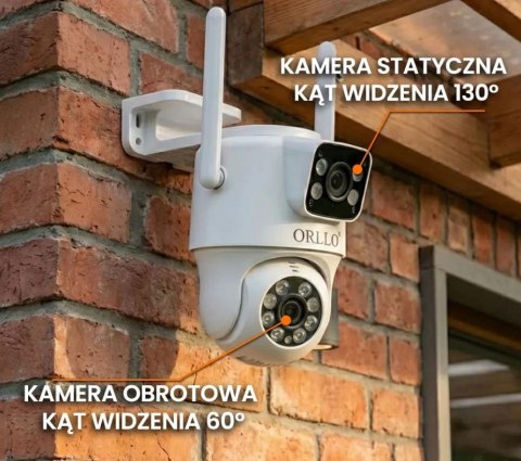 Kamera IP Orllo TZ19 DUAL 4MP+4MP Wi-Fi 4K AI HILOOK
