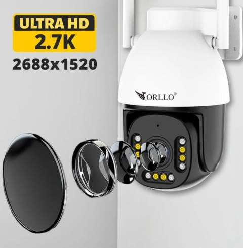 Kamera IP Orllo Z9 ULTRA z panelem solarnym SM6030 PRO ORLLO