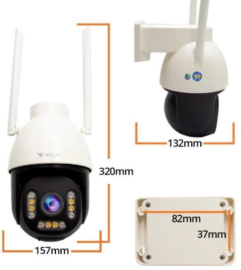 Kamera IP Orllo Z9 ULTRA z panelem solarnym SM6030 PRO ORLLO