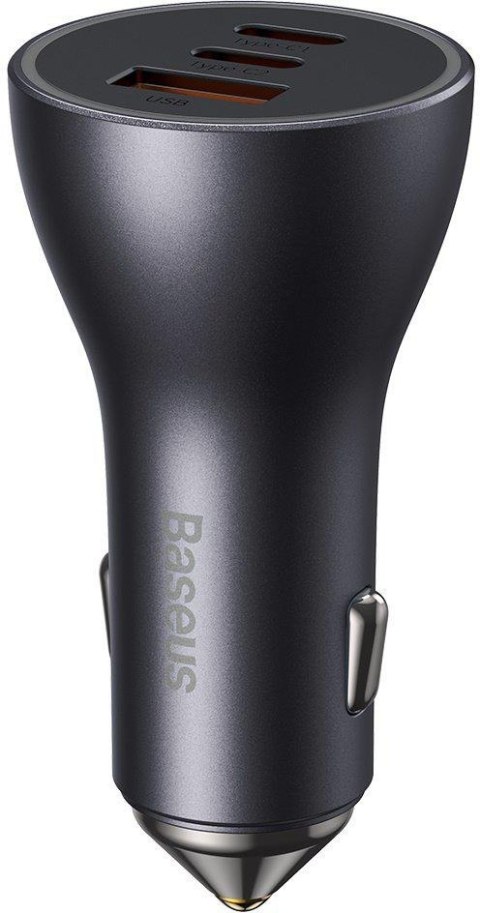 Ładowarka samochodowa Baseus Golden Contractor Pro CGJP010013 65 W 2x USB-C 1x USB-A ciemnoszara BASEUS