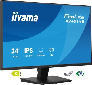 Monitor LED IIYAMA X2491HS-B1 HDMI DisplayPort IPS 120Hz 1ms głośniki IIYAMA