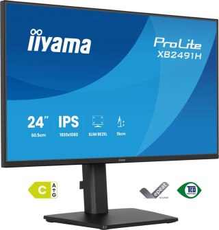 Monitor LED IIYAMA XB2491H-B1 HDMI DisplayPort IPS 120HZ 1ms HAS PIVOT IIYAMA