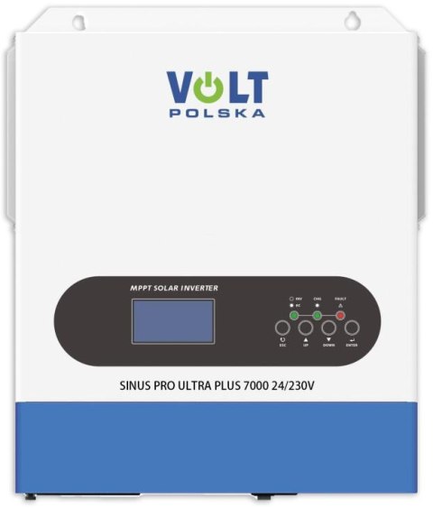 Przetwornica Inwerter solarny Volt Polska SinusPro ULTRA PLUS 7000 24/230V (3500/7000W) Wi-Fi + 100A VOLT POLSKA