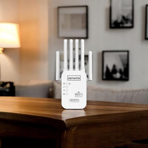 Wzmacniacz Sygnału Repeater WiFi 5 Zewnętrzny Repeater Access Point Zenwire WD-R1201U 1200 Mb/s ZENWIRE