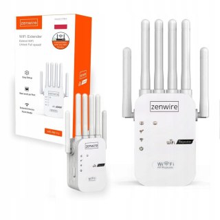 Wzmacniacz Sygnału Zasięgu Sieci Wifi 5G Repeater Zewnętrzny Extender Zenwire WDR611U 300 Mb/s ZENWIRE
