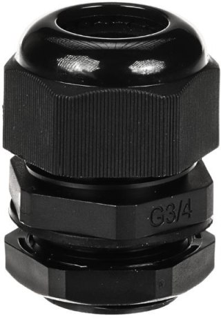 DŁAWNICA IZOLACYJNA G3/4-BLACK IP68 3/4 " DELTA