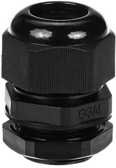 DŁAWNICA IZOLACYJNA G3/4-BLACK IP68 3/4 " DELTA
