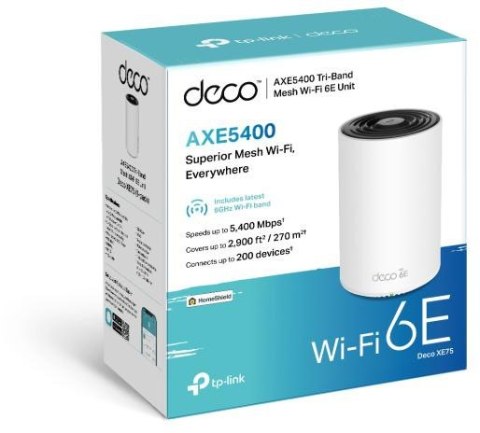 DOMOWY SYSTEM MESH WIFI TP-LINK Deco XE75 Pro(1-pack) TP-LINK