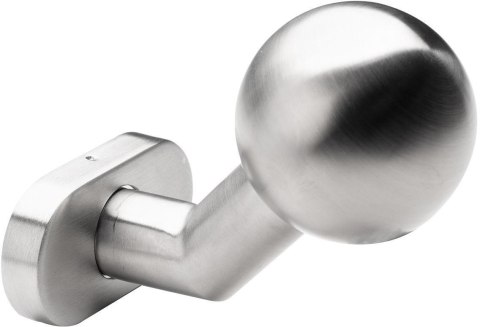 Gałka PSG ruchoma okrągła (63.419) ze stali nierdzewnej, z odsunięciem, szyld owalny PSG