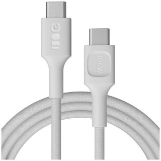 KABEL USB-C / USB-C Greencell PowerStream 200cm PD 100W biały w oplocie GREEN CELL