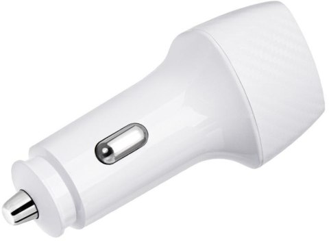 ŁADOWARKA SAMOCHODOWA Forcell Carbon CC50-1A1C 38 W 1x USB-C 1x USB-A PD 3.0 QC 3.0 BIAŁA FORCELL