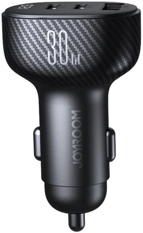 Ładowarka samochodowa Joyroom JR-CCD04 30W 4A 2x USB-C 1x USB-A PD QC 3.0 JOYROOM