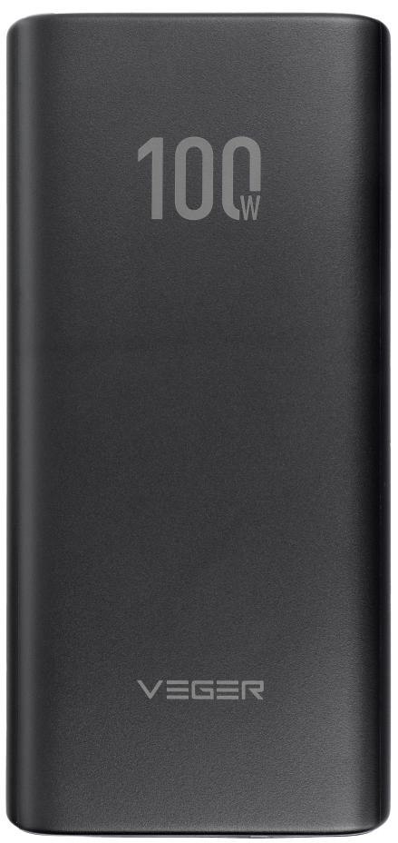 Powerbank Veger 20000 mAh 100 W PD QC 3.0 USB-A 2x USB-C czarny VEGER
