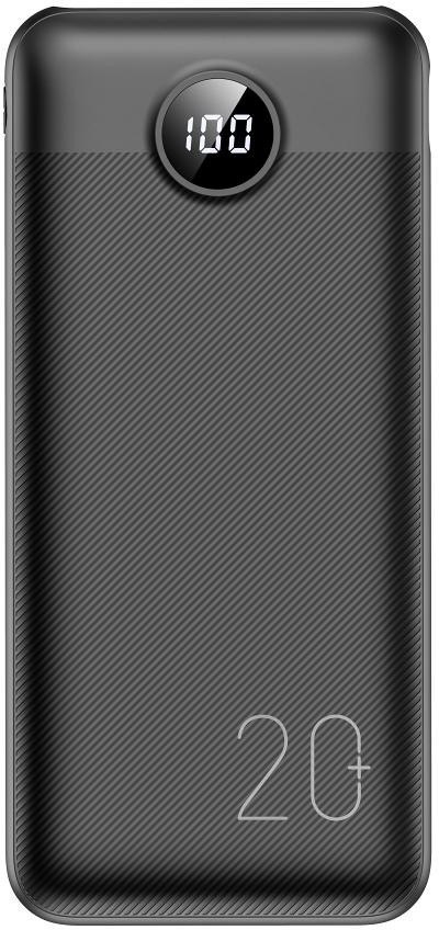 Powerbank Veger 20000 mAh 20 W PD QC 3.0 2x USB-A USB-C czarny VEGER