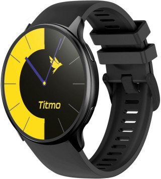 Smartwatch Titmo O-200 GPS AMOLED Bluetooth IP68 czarny TITMO