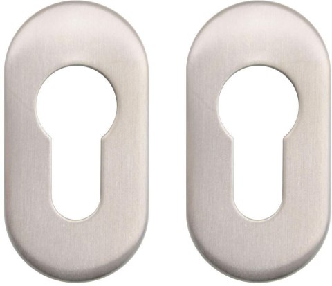 Szyld do zamka PSG 63.453 owalny, 62 x 32mm, nierdzewny PSG