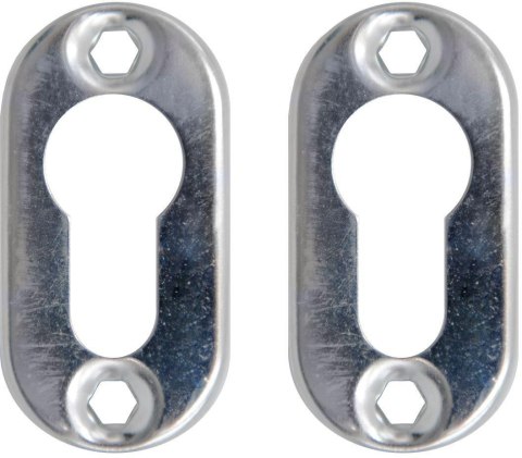 Szyld do zamka PSG 63.453 owalny, 62 x 32mm, nierdzewny PSG