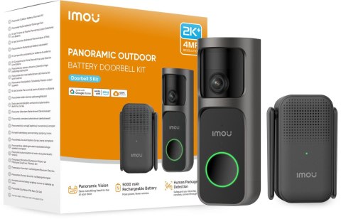 Dzwonek bezprzewodowy Imou 3 Kit 4MP IMOU