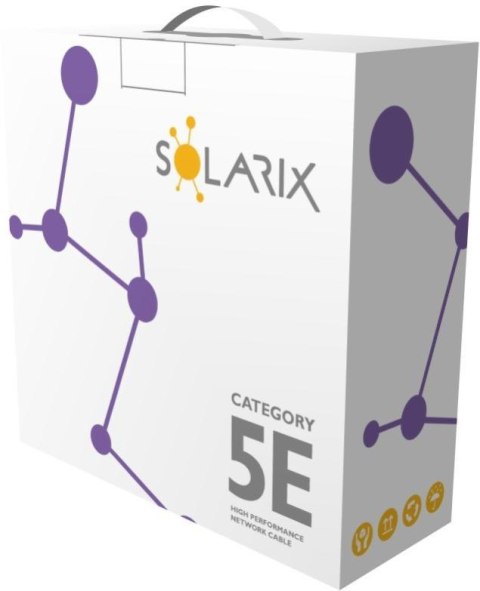 KABEL SKRĘTKA SOLARIX CAT.5E UTP LSOH Dca SXKD-5E-UTP-LSOH box 305m SOLARIX