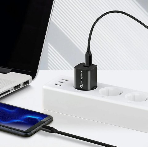 KABEL USB-C / USB-C everActive CBB-1PD3 100cm PD 60W 3A EVERACTIVE