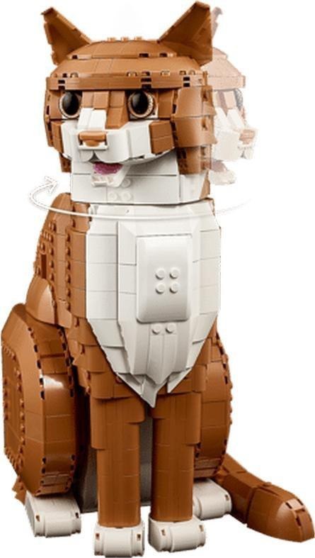 Klocki LEGO Ideas - Rudy kot LEGO