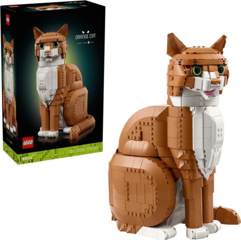 Klocki LEGO Ideas - Rudy kot LEGO