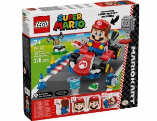 Klocki LEGO Super Mario 72043 - Mario Kart: Interaktywna figurka LEGO Mario i Standard Kart LEGO
