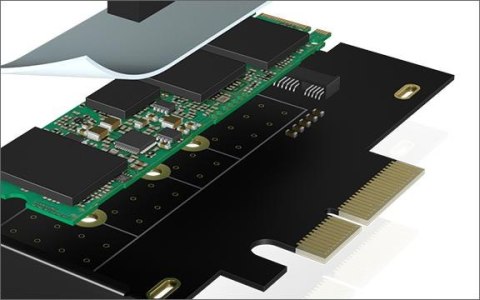 Kontroler IcyBox Karta PCI na M.2 SSD NVMe IB-PCI208-HS z radiatorem ICYBOX
