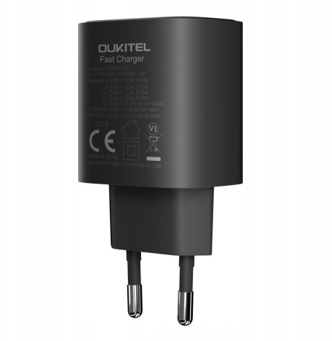 Ładowarka sieciowa Oukitel 45W USB-C czarny OUKITEL