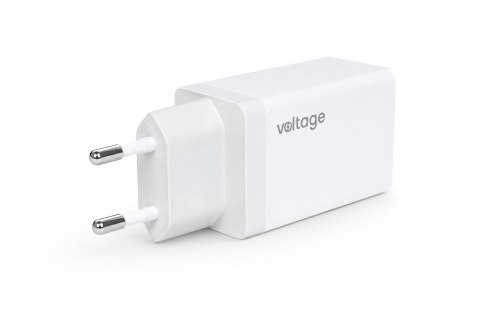 Ładowarka sieciowa Voltage GaN Charger 67W PD 3.0 QC 3.0 USB-A 2x USB-C biała VOLTAGE