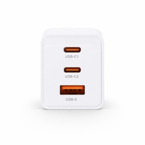 Ładowarka sieciowa Voltage GaN Charger 67W PD 3.0 QC 3.0 USB-A 2x USB-C biała VOLTAGE