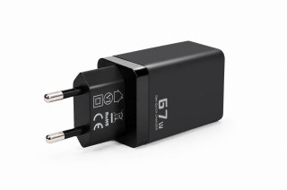 Ładowarka sieciowa Voltage GaN Charger 67W PD 3.0 QC 3.0 USB-A 2x USB-C czarna VOLTAGE