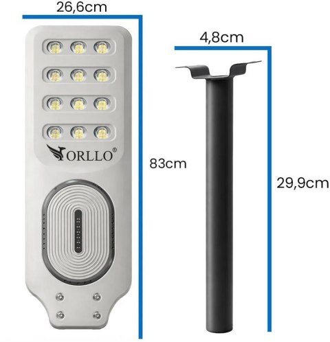 Lampa solarna Orllo 400W z uchwytem ORLLO