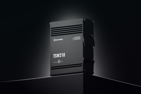 Teltonika TSW210 switch przemysłowy 8xGE 2xSFP PoE+ (TSW210000040) DIN TELTONIKA