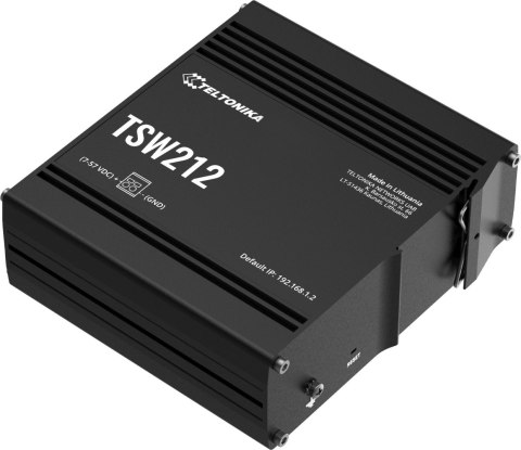 Teltonika TSW212 switch przemysłowy zarządzalny 8xGE 2xSFP (TSW212000000) DIN TELTONIKA